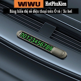 Mua Bảng hiển thị số trên ô tô xe hơi dạ quang hiệu WiWU Lotto Vehicle CH021 - dễ dàng nhìn thấy trong đêm tối  thiết kế kim loại chắc chắn  siêu nhỏ gọn - Hàng nhập khẩu