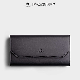 Ví Yuumy ( Thời trang nữ nắp gập kiểu cầm tay dáng dài - Ví da Seasand YV76 )