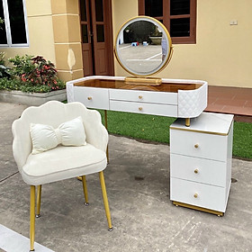 Mua Bàn trang điểm  bàn ghế trang điểm có gương đèn led