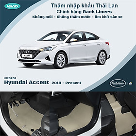 Thảm lót sàn ô tô UBAN cho xe Hyundai Accent (2018 - 2024) - Nhập khẩu Thái Lan