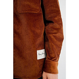 ÁO SƠ MI cordouroy form regular 2 màu 10F21SHL024 áo sơ mi nhung tăm khoác ngoài LASTORE MENSWEAR