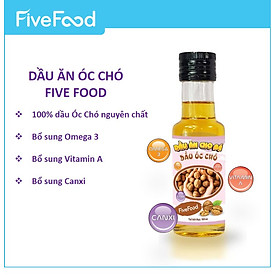 Dầu Óc Chó nguyên chất cho bé FiveFood - Chai 100ml