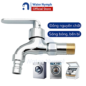 Mua Vòi hồ  vòi nước máy giặt Waternymph bằng đồng mạ crom 3 lớp