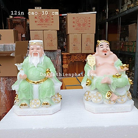Mua Cặp thần tài ông địa đá 12in cao 30 cm