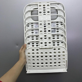 Giỏ đựng đồ gấp gọn thông minh Việt Nhật tặng móc dính trong , giỏ treo tường đựng quần áo đồ dùng nhà tắm - 00540