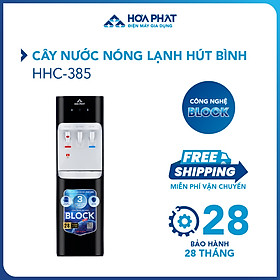 Cây nước nóng lạnh hút bình Hòa Phát HHC385 - Bảo hành 28 tháng - Hàng chính hãng