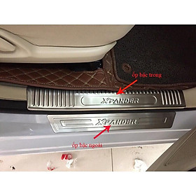 Ôp bậc Chân Trong Và Ngoài Dành Cho Xpander 2018, 2019 2020 ( 8 chi tiết ), nẹp bước chân 