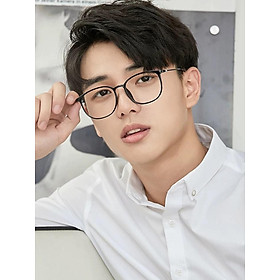 Kính nam Mắt bầu gọng kim loại mảnh