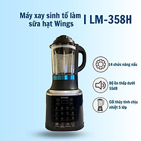 Mua Máy nấu sữa hạt  xay nấu đa năng  làm sinh tố  sữa đậu nành Wings - Tặng sách công thức nấu sữa hạt – Hàng nhập khẩu