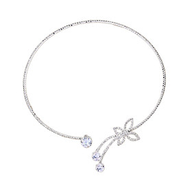 Creative Rhinestone Open Choker Necklace Luxury Gift fashion