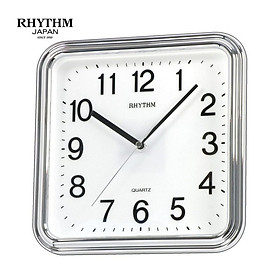 Đồng hồ Rhythm CMG466NR19 Kt 25.0 x 25.0 x 4.5cm, 500g Vỏ nhựa. Dùng Pin.