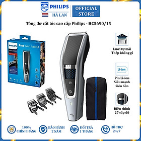 Tông đơ cắt tóc thương hiệu cao cấp Philips HC5690/15 - Hàng Chính Hàng