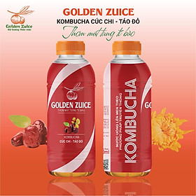 Nước trái cây lên men Kombucha Golden Zuice Cúc chi Táo đỏ