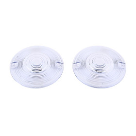 2Pcs Motorcycle Turn Signal Light Lens Cover for Harley
