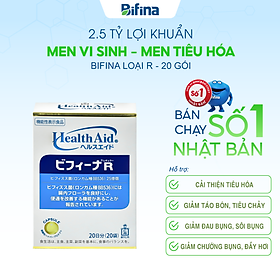 Thực Phẩm Chức Năng Men Vi Sinh Bifina Nhật Bản hỗ trợ điều trị viêm đại tràng 20 gói
