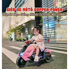 SIÊU XE MOTO SUPPER POWER CHO BÉ POWER KIDS - Home and Garden