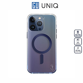 Ốp UNIQ Hybrid Magclick Charging Dazze Dành Cho iPhone 15 Pro/ Pro Max Ốp Mỏng Với Thiết Kế Lấp Lánh Ombré Hàng Chính Hãng