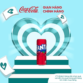 [SALE 25.01] Lốc 24 Lon Fanta 320ml – Vị Dâu Tự Nhiên, Nước Giải Khát Có Gas, Ngọt Mát Sảng Khoái