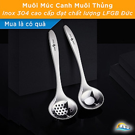 Mua Muôi Vá Muỗng Múc Canh Thủng Lỗ Inox 304 Mini Nhỏ Cao Cấp Đạt Chất Lượng LFGB Đức SSGP