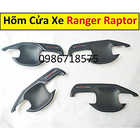 Ốp Hõm Cửa Đen Xe Ford Ranger Raptor Cao Cấp Nhất Thị Trường