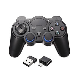 Tay game không dây Smart Gamepad Type C, USB 850M 2.4Ghz PC/PS3/Xbox360/Android TV/smartphone