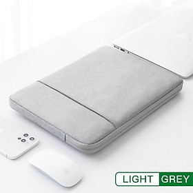Túi đựng máy tính chống sốc cao cấp cho Laptop 13.3 14 15.4 15.6 Inch Macbook Air Pro M1 Huawei Xiaomi Hp - LIGHT GREY