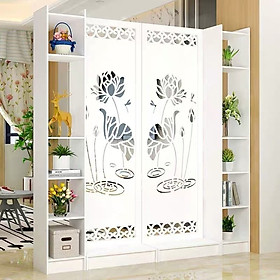 2 VÁCH NGĂN BÌNH PHONG SEN LIỀN 2 KỆ (C1m9 x R 1m8)