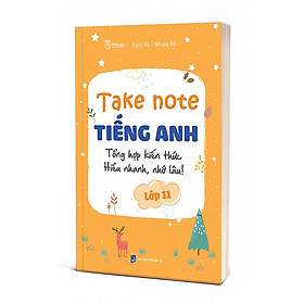 Sách - Combo Take note Tiếng Anh dành cho học sinh THPT từ lớp 10 đế lớp 12 - TKBooks