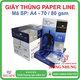 [SALE] Giấy thùng Paper line A4, Định Lượng 80 / 70 gsm , Giấy mịn, Phù Hợp Với Các Loại Máy In, Giúp Bạn Thoải Mái In, Photo Mà Không Lo Kẹt Giấy