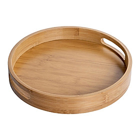 Bamboo Serving Tray Party Wedding Supplies for Living Room Dining Room Home
