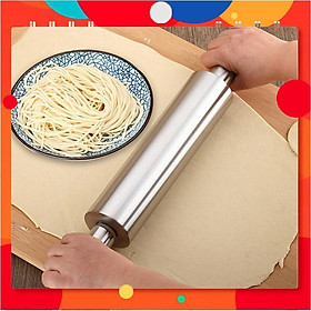 Mua Dụng Cụ Lăn Bột Inox 304  25cm*5cm  dụng cụ làm bánh bằng inox