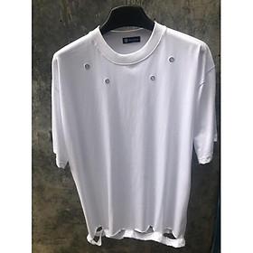 ́ thun UNISEX rách phối xích ̀ ̂ ̂́ ẢNH THẬT̂́ ̣̂ % cotton ̂́, thoáng mát