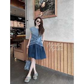 VÁY ĐI CHƠI, VÁY BABYDOLL, VÁY JEAN GIẶT PHA TƠ SIÊU HOT