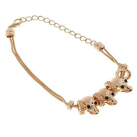 New Gold-plated Skull Bracelets
