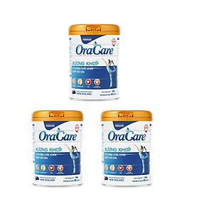 Combo 3 lon Sữa OraCare XƯƠNG & KHỚP lon 900g - Sữa dinh dưỡng cho người cần bổ sung canxi