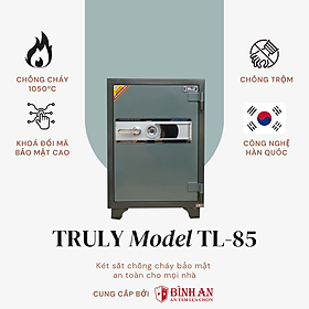 Mua Két Sắt TRULY TL-85 Chống Cháy Cho Văn Phòng  Gia Đình Khoá Bảo Mật Chống Trộm Công Nghệ Hàn Quốc Lắp Đặt Tận Nơi - Hàng Chính Hãng