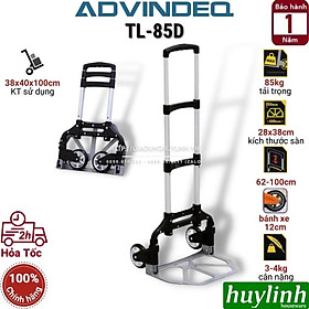 Xe kéo - đẩy hàng 2 bánh rút gọn Advindeq TL-85D - Tải trọng 85kg - Hàng chính hãng