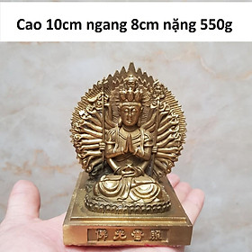 Tượng Thiên thủ thiên nhãn bằng đồng MS36