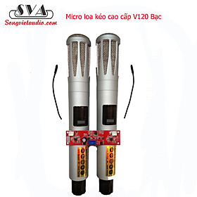 Mua Micro không dây loa kéo UHF cao cấp V120 Bạc