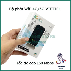 [Hàng chính hãng] Bộ phát Wifi 4G/5G Viettel - D6610 - Tốc độ cao 150Mbps 