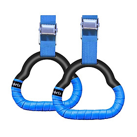 Gymnastics Rings Gym  Bar Attachment Non Slip Handle Exercise Rings Training Rings for Home Gym Full Body Fitness Workout Equipment
