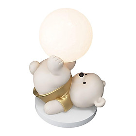 Lovely Bear Figurine USB Charging Night Lamp Table Ornament Home Decor