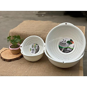 Mua BỘ RỔ NHỰA KÈM CHẬU NỘI ĐỊA NHẬT BẢN (5 3L  3 6L  1 1L)