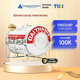 Mua Bồn nước inox Đại Thành Vigo SUS 316 Ngang 500L 1000L 1500L 2000L Chính hãng  Chỉ bán khu vực miền Nam  Bảo hành 20 năm