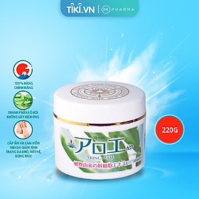 KEM DƯỠNG ẨM CHIẾT XUẤT LÔ HỘI TO-PLAN ALOE CREAM NHẬT BẢN (HŨ 220G)