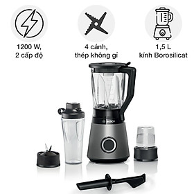 Mua Máy xay sinh tố Bosch MMB6177S VitaPower Serie 4 hàng chính hãng