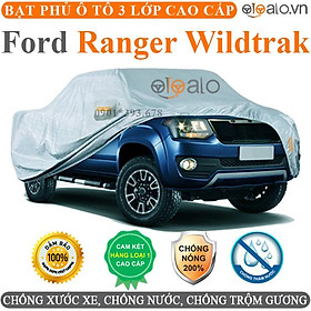 Bạt phủ xe ô tô Ford Ranger Wildtrak vải dù 3 lớp CAO CẤP BPXOT