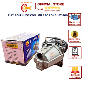 Máy Bơm Nước Con Lợn BẢO LONG JET-100, Bảo Hành 12 Tháng