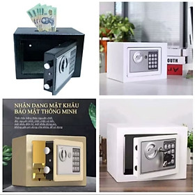 1 KÉT SẮT ĐIỆN TỬ MINI CÓ KHE BỎ TIỀN TIẾT KIỆM BẢO MẬT CAO AN TOÀN CHỐNG TRỘM
