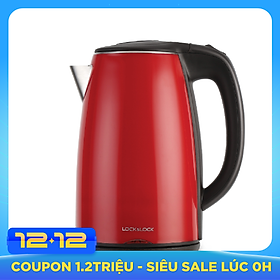 Bình Đun Siêu Tốc 2 Lớp Lock&Lock EJK731 (1.7L) - Đỏ - Hàng chính hãng